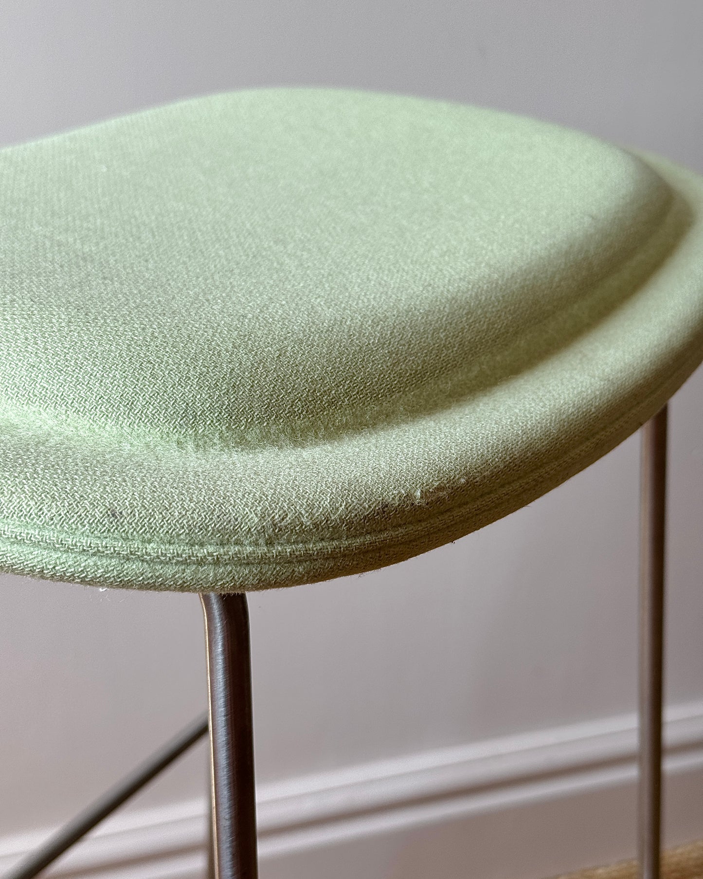 Set of 3 Hi Pad Bar Stools in Pistachio by Cappellini