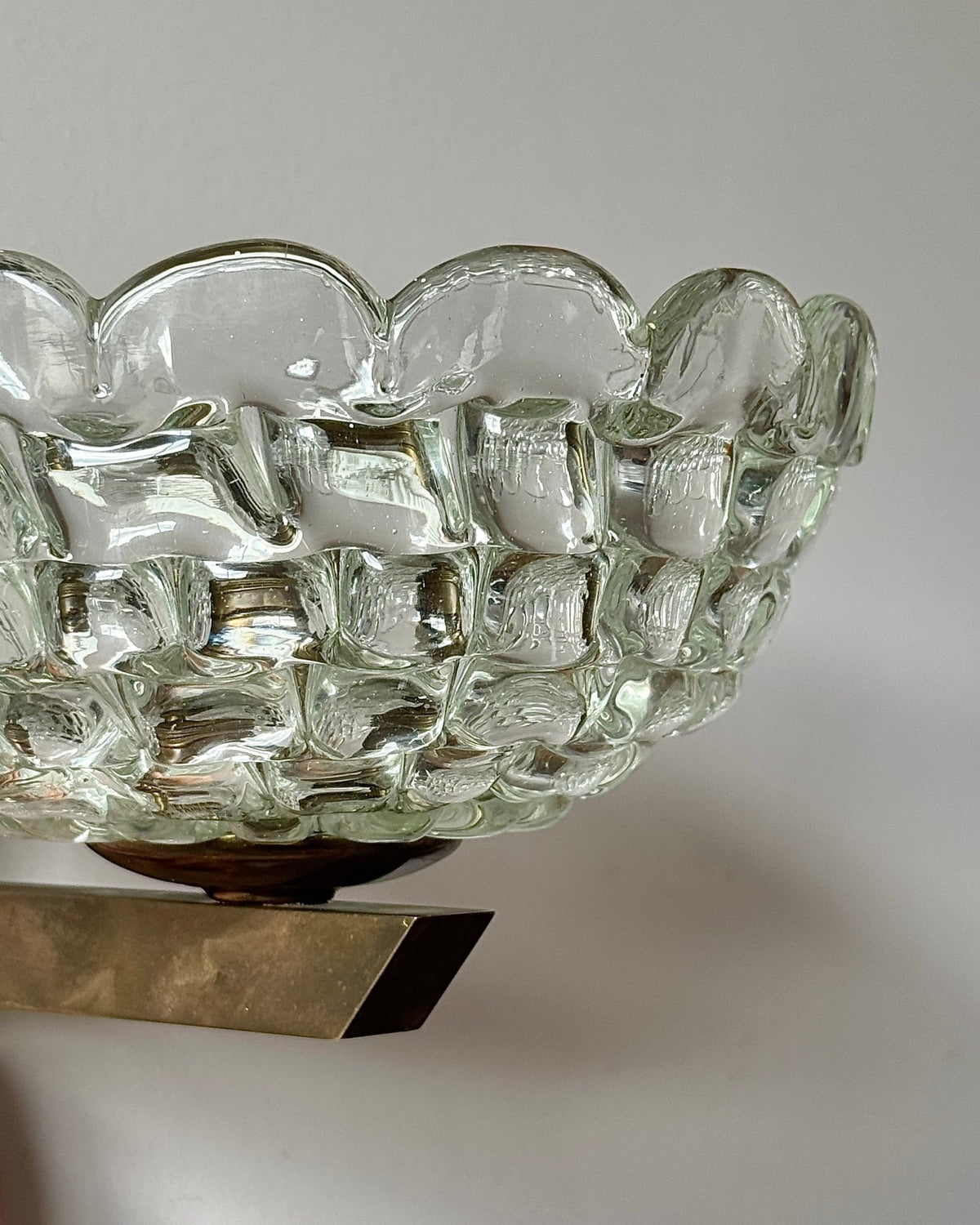 Pair of Murano Glass Wall Sconces by Barovier & Toso - Club Sourced