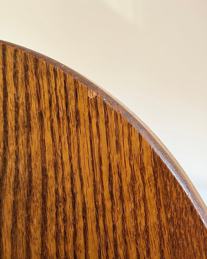 Set of 6 Belgian Oak Dining Chairs, c.1970