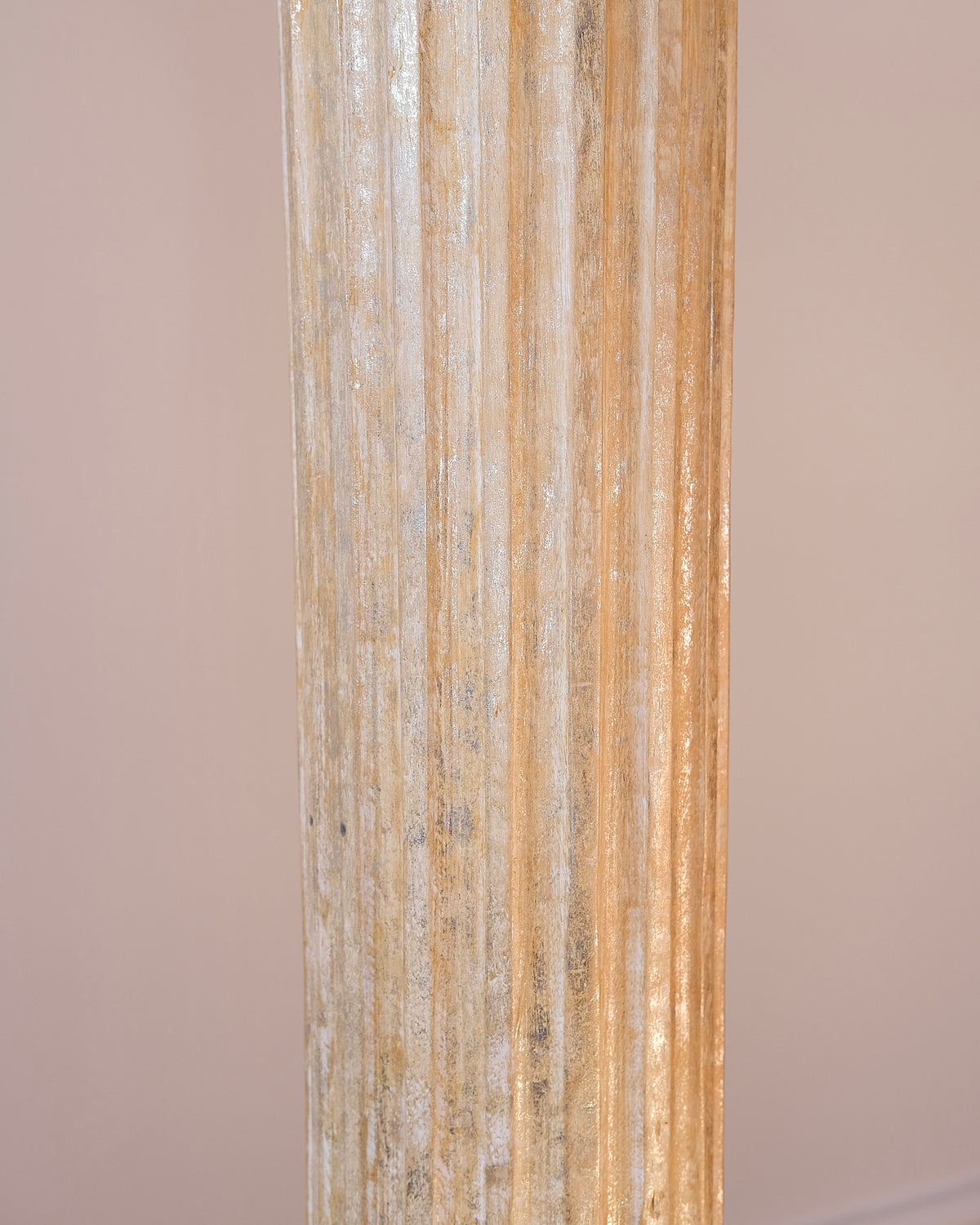 Swedish Gilt Wood Column Pedestal