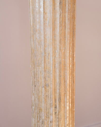 Swedish Gilt Wood Column Pedestal