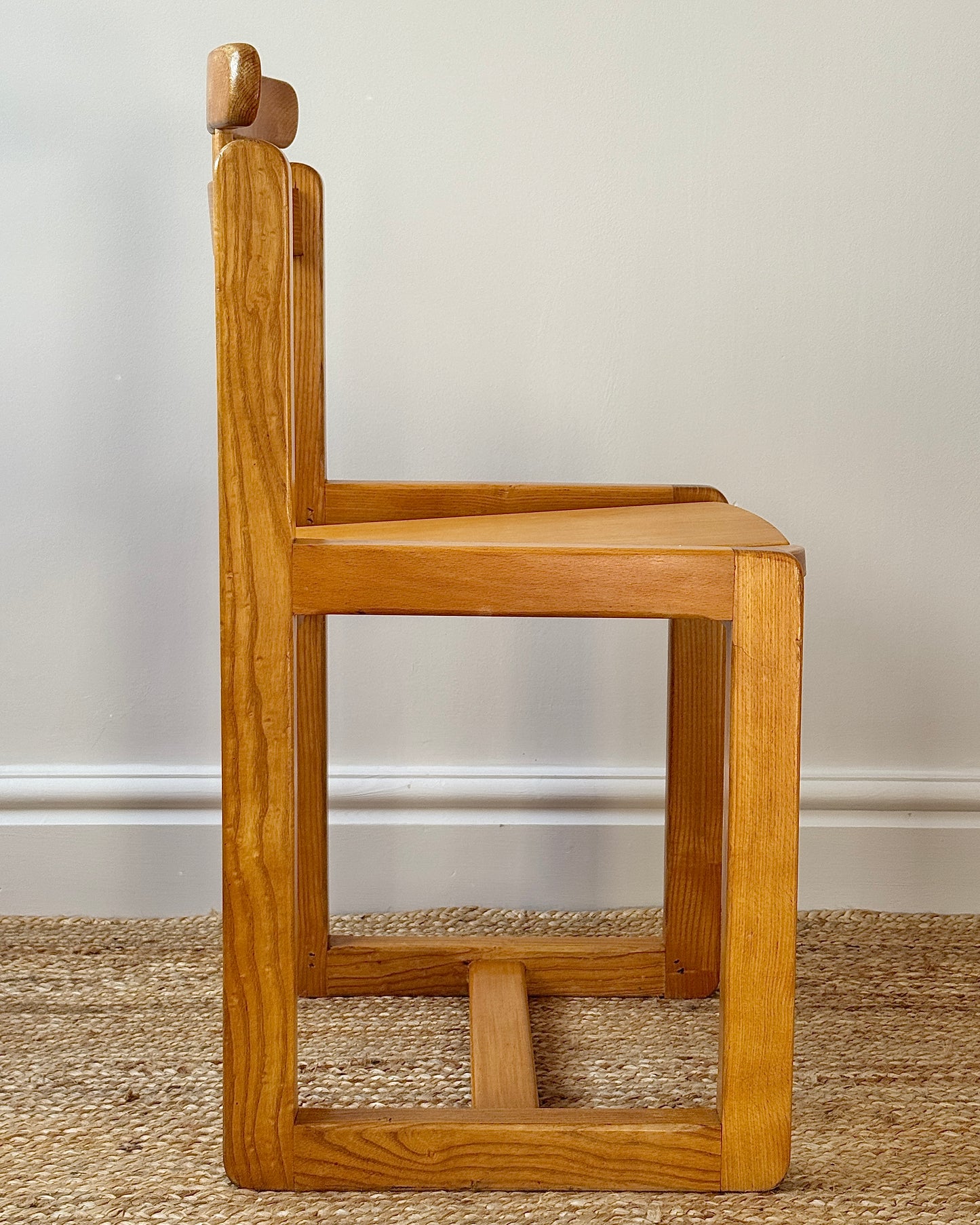 Set of 4 Ash Dining Chairs in the Manner of Tapiovaara, c.1970
