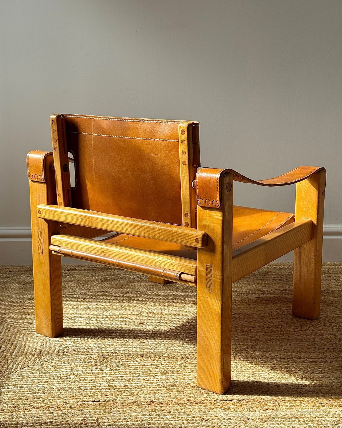Safari Armchair in the Style of Pierre Chapo - Club Sourced