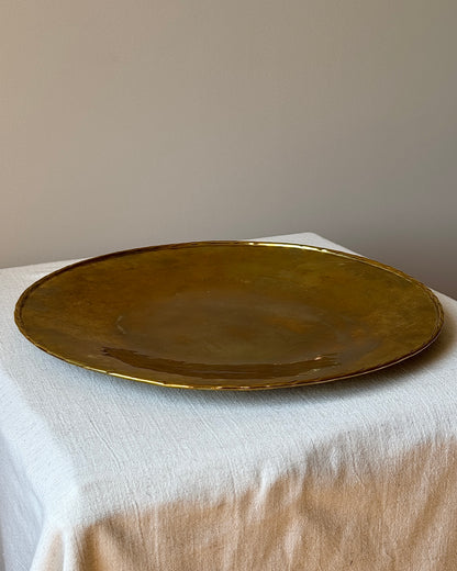 Swedish Hand Hammered Brass Dish