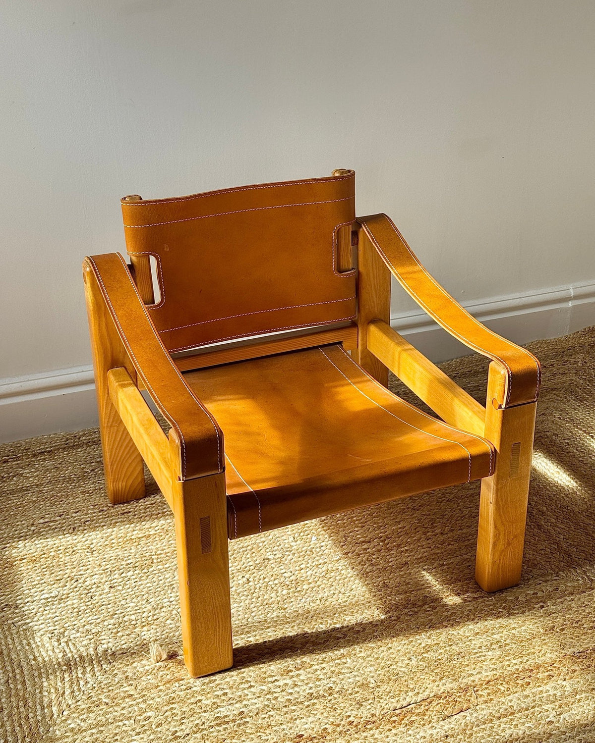 Safari Armchair in the Style of Pierre Chapo - Club Sourced