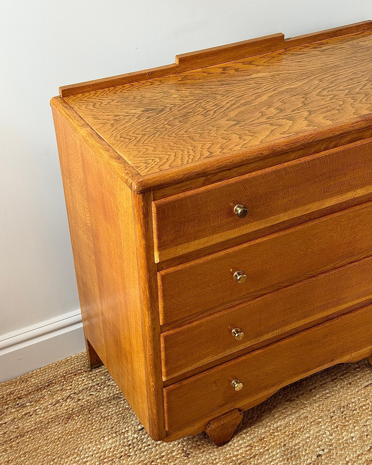 Mid-century French Oak Chest of Drawers