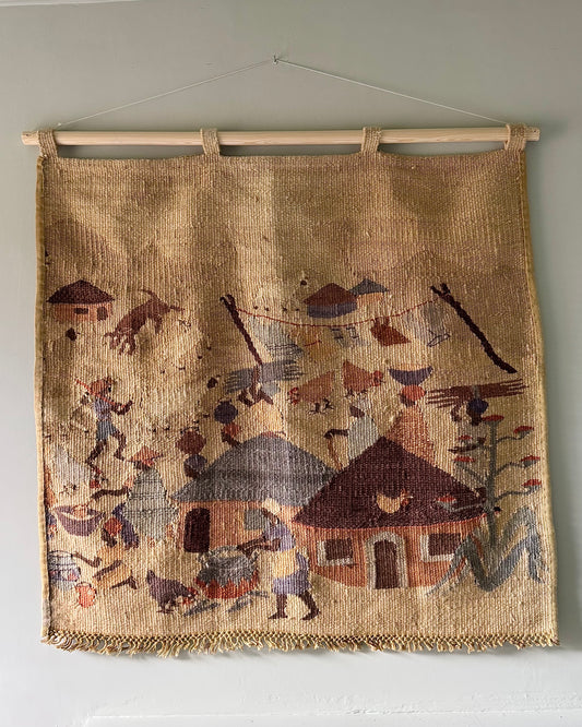 African Tapestry Wall Hanging
