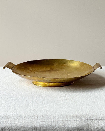 Swedish Hammered Brass Dish, Steneby Hemslöjd - Club Sourced