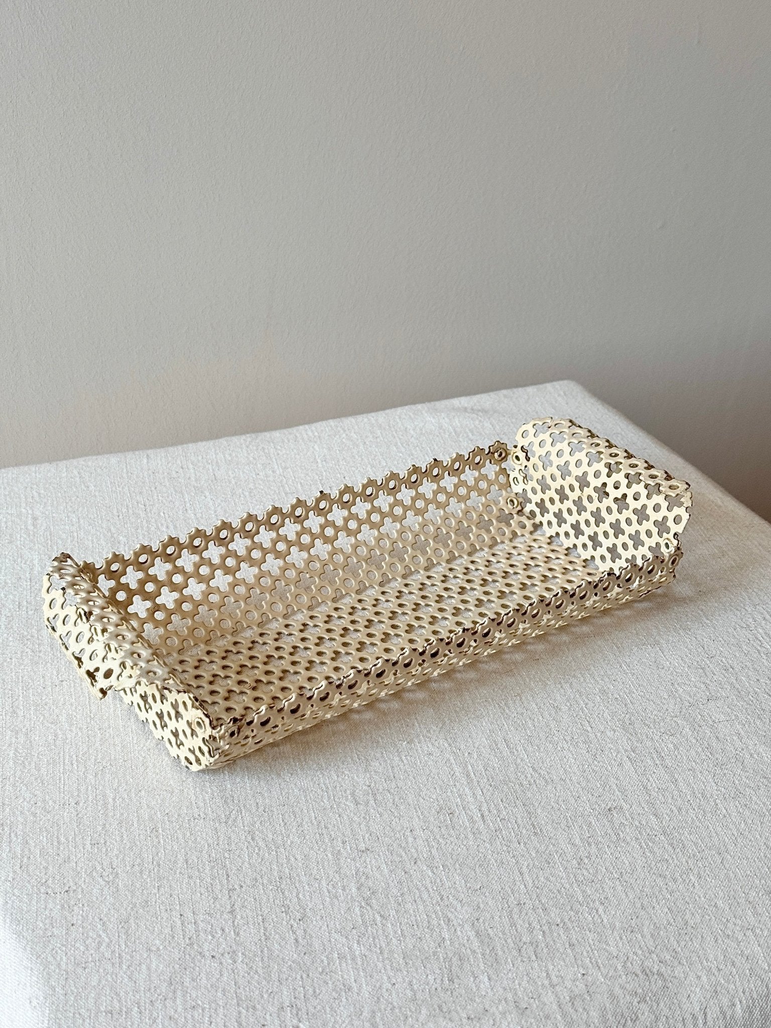 Perforated Metal Tray, Attributed to Mathieu Matégot - Club Sourced