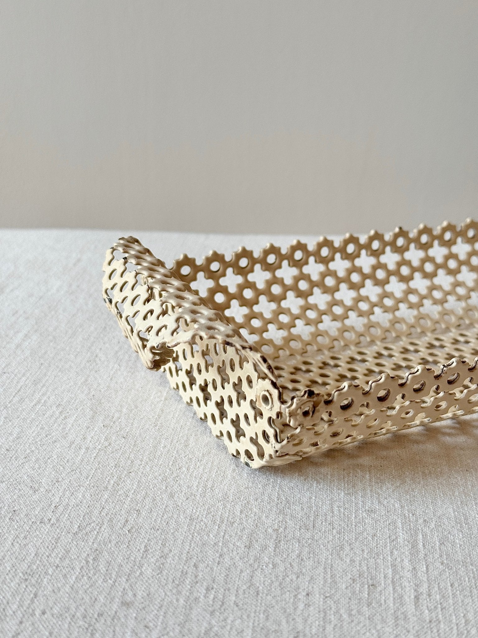 Perforated Metal Tray, Attributed to Mathieu Matégot - Club Sourced