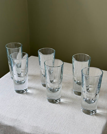 Set of 6 Carlo Moretti Bullet Glasses