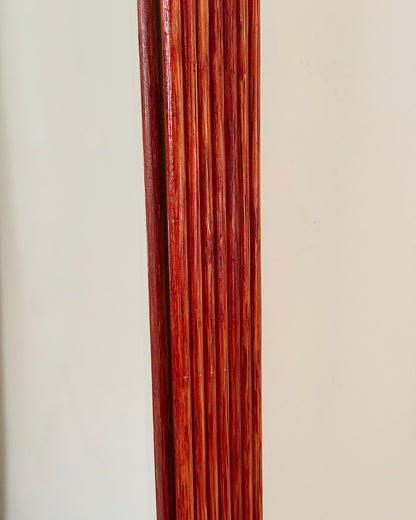 Orange Pencil Reed Mirror, 1980s