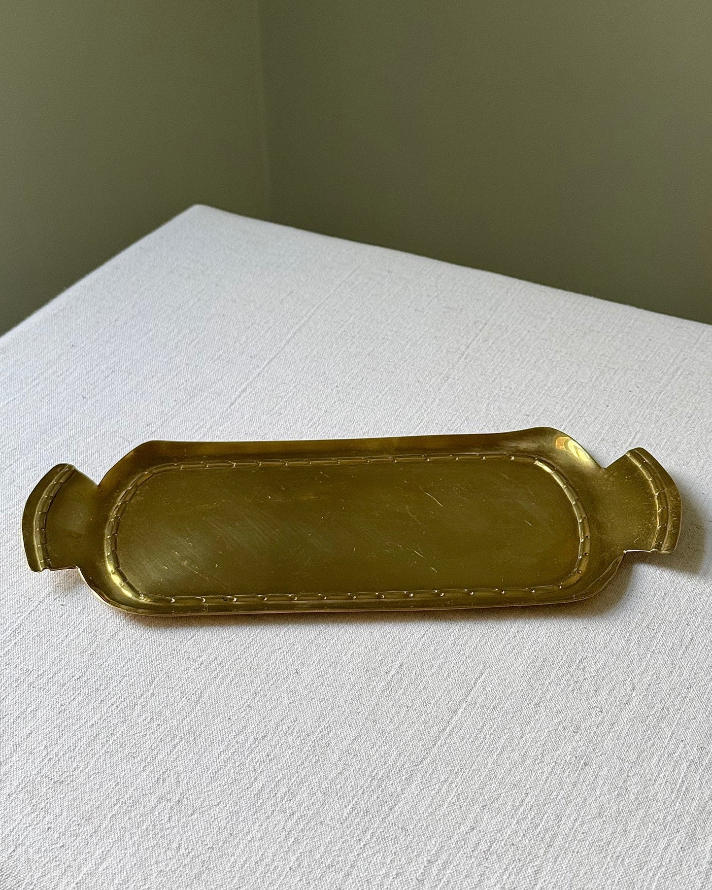 Swedish Grace Brass Tray by Arvika