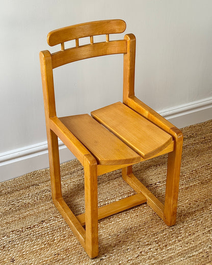 Set of 4 Ash Dining Chairs in the Manner of Tapiovaara, c.1970