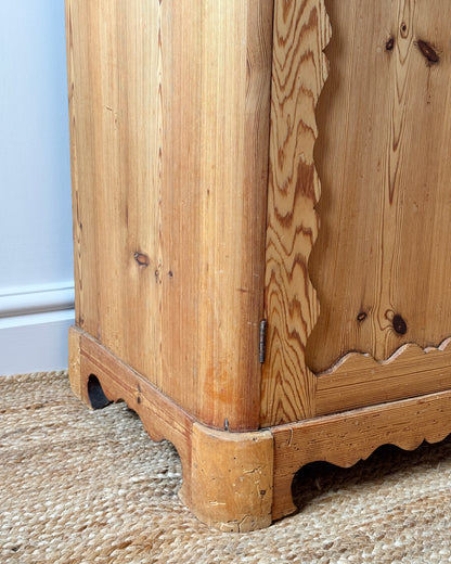 Swedish 19th Century Pine Folk Sideboard