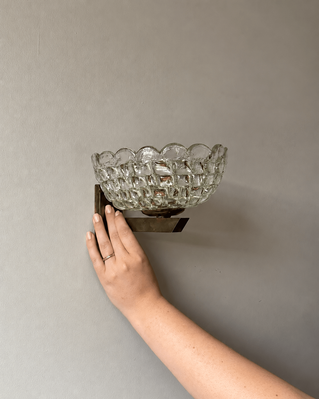 Pair of Murano Glass Wall Sconces by Barovier & Toso - Club Sourced