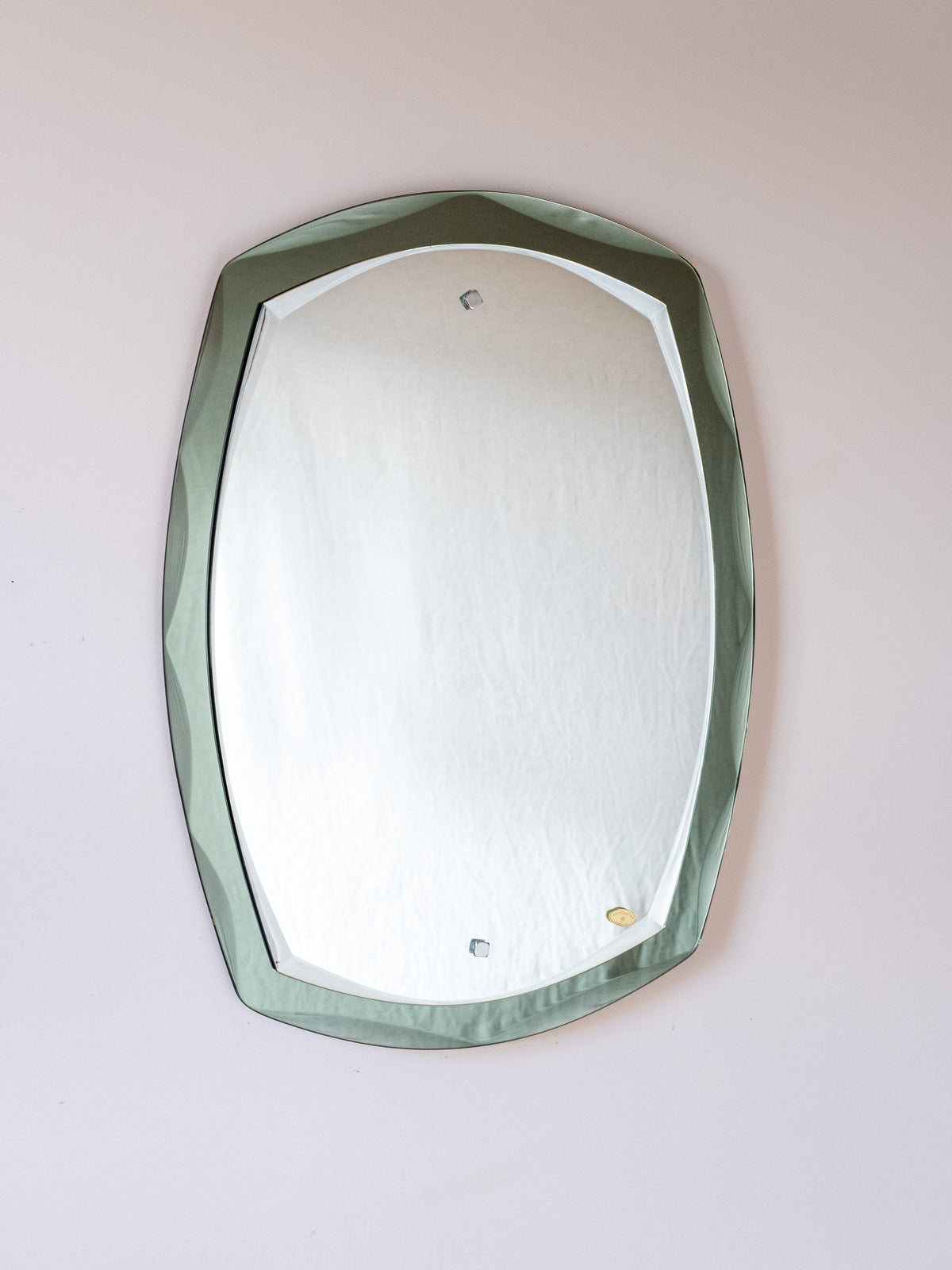 Italian Mirror by Lupi Cristal Luxor, 1960s